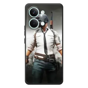 Чехол PUBG для :.Xiaomi Poco X8 Pro Max (AlphaPrint) (Пабг мен)