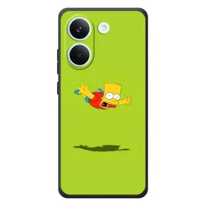Чехол с Симпсонами для Xiaomi Poco X8 Pro (VPrint) (Барт Симпсон)