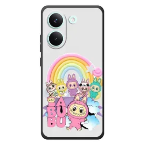 Чохол з Лабубу на Xiaomi Poco X8 Pro (Фон Лабубу)