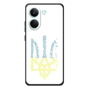 Чехлы для Xiaomi Poco X8 Pro Укр. Символика (AlphaPrint) (Герб из букв)