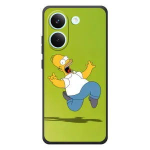 Чехол с Симпсонами для Xiaomi Poco X8 Pro (VPrint) (Гомер Симпсон)