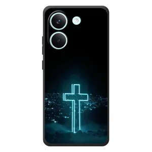Християнські Чохли для Xiaomi Poco X8 Pro (AlphaPrint) (Хрест і місто)