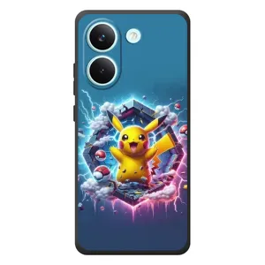 Чохол з Пікачу на Xiaomi Poco X8 Pro (Лого Пікачу)