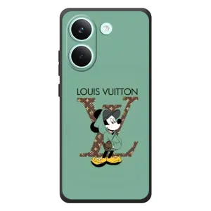Чехлы Луи Витон для Xiaomi Poco X8 Pro (AlphaPrint - LOUIS VUITTON) (Микки Маус LV)