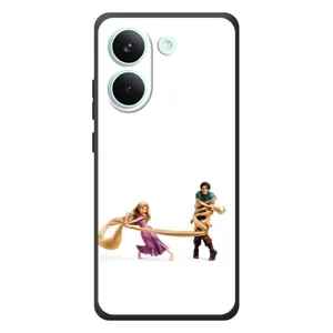 Чехол Рапунцель для Xiaomi Poco X8 Pro (Рапунцель и Флин)