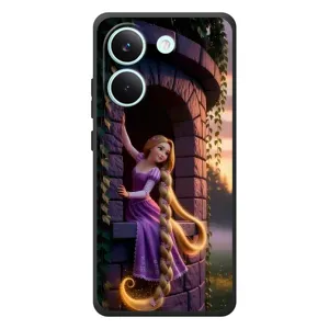 Чехол Рапунцель для Xiaomi Poco X8 Pro (Рапунцель на башне)