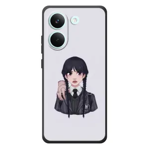 Чехлы Венсдей на Xiaomi Poco X8 Pro Уэнсдей (AlphaPrint) (Уэнздей и Вещь)