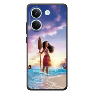 Чехол с мультфильмом Моана Xiaomi Poco X8 Pro (Моана с веслом)