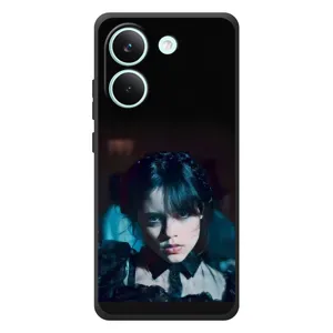 Чехлы Венсдей на Xiaomi Poco X8 Pro Уэнсдей (AlphaPrint) (взгляд Уэнздей)