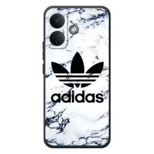 Чехлы Адидас для Xiaomi Poco X8 (AlphaPrint) (Адидас на мраморе)