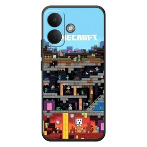 Чохол Майнкрафт на Xiaomi Poco X8 (AlphaPrint) Minecraft (фон Minecraft)