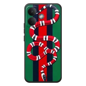 Чехлы ГУЧЧИ для Сяоми Поко Х8 (AlphaPrint) (Gucci змия)