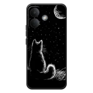 Чехол с принтом для Xiaomi Poco X8 (AlphaPrint) Модные коты