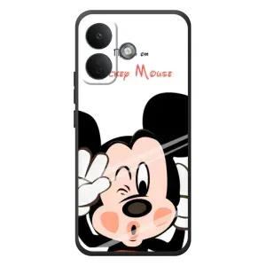 Эксклюзивный чехол для Xiaomi Poco X8 (AlphaPrint - Мультяшные) (Маус Микки)