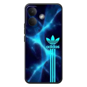 Чехлы Адидас для Xiaomi Poco X8 (AlphaPrint) (Синий Адидас)