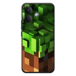 Чохол Майнкрафт на Xiaomi Poco X8 (AlphaPrint) Minecraft (текстура Майнкрафт)
