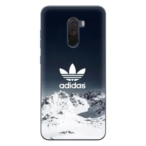 Чехлы Адидас для Xiaomi POCO F1 (AlphaPrint) (Адидас в горах)