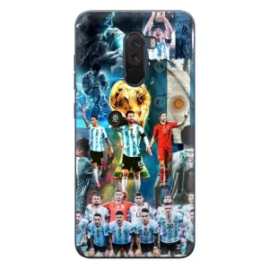 Чехлы Месси для Xiaomi POCO F1 (AlphaPrint) (Аргентина Месси)