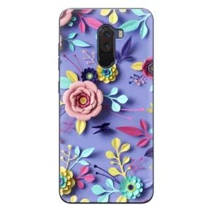 Чохли з квітами для Xiaomi POCO F1 (VPrint) (Дизайн квітів)