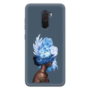 Чехлы (ART) Цветы на Xiaomi POCO F1 (VPrint) (Квіти на голові)