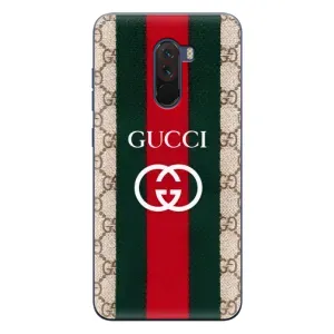 Чехлы ГУЧЧИ для Поко Ф1 (AlphaPrint) (Gucci дизайн)