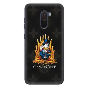 Чехлы для Xiaomi POCO F1 - Скрудж МакДак Louis Vuitton (PREMIUMPrint) (Король денег)