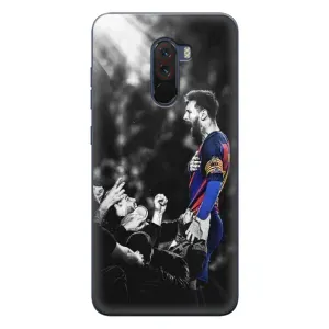 Чехлы Месси для Xiaomi POCO F1 (AlphaPrint) (Lionel Messi)