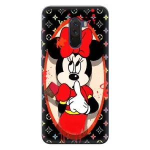 Чехол Disney Mouse Xiaomi POCO F1 (PREMIUMPrint) (Минни Маус ЛВ)