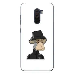 Чехлы с Обезьянами NFT для Xiaomi POCO F1 (AlphaPrint) (обезьяна NFT Adidas)