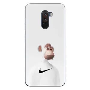 Чехлы с Обезьянами NFT для Xiaomi POCO F1 (AlphaPrint) (обезьяна NFT Nike)