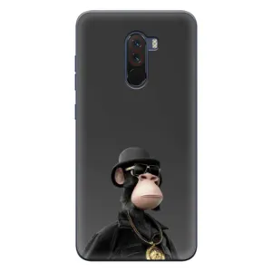 Чехлы с Обезьянами NFT для Xiaomi POCO F1 (AlphaPrint) (Обезьяна NFT)