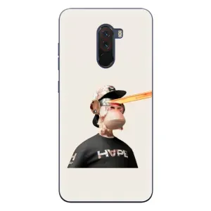 Чехлы с Обезьянами NFT для Xiaomi POCO F1 (AlphaPrint) (обезьяна NFT в очках)