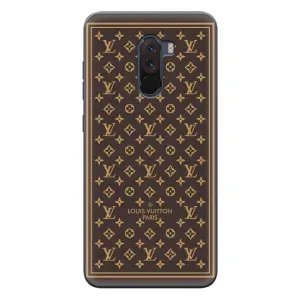 Чехлы Луи Витон для Xiaomi POCO F1 (AlphaPrint - LOUIS VUITTON) (обои LV)