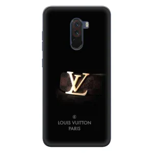 Чехлы Луи Витон для Xiaomi POCO F1 (AlphaPrint - LOUIS VUITTON) (ремешок LV)