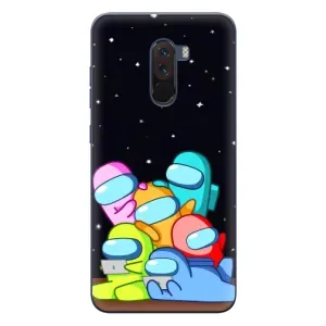 Чохли Амонг Ас для Xiaomi POCO F1 (AlphaPrint) (Скіни в космосі)