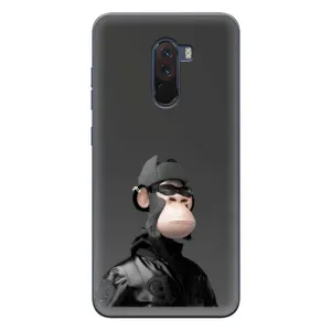 Чехлы с Обезьянами NFT для Xiaomi POCO F1 (AlphaPrint) (стильная обезьяна NFT)