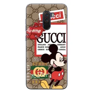 Чехол Disney Mouse Xiaomi POCO F1 (PREMIUMPrint) (Стильный Микки)