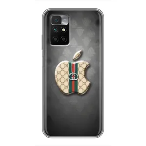 Чехлы ГУЧЧИ для Редми 10 (AlphaPrint) (Apple gucci)