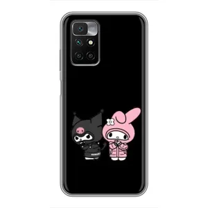 Чехол с кроликом Куроми на Xiaomi Redmi 10 (Куроми и Мелоди)