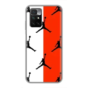 Чехлы для Xiaomi Redmi 10 - с картинкой JORDAN (AlphaPrint) (Лого Джордан)