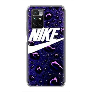 Чехол для Xiaomi Redmi 10 - с принтом Найк (AlphaPrint) (Найк принт)