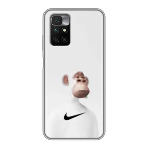 Чехлы с Обезьянами NFT для Xiaomi Redmi 10 (AlphaPrint) (обезьяна NFT Nike)