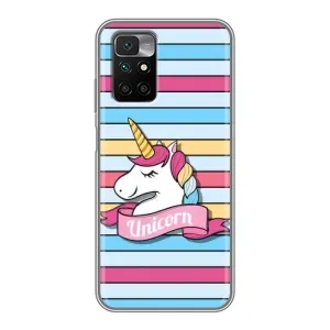 Чохол для Xiaomi Redmi 10: ксіаомі редмі 10 - (Єдинорожки - Новинки) (AlphaPrint) (Unicorn)