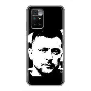 Чехол для Xiaomi Redmi 10 (AlphaPrint - с принтом Зеленского)