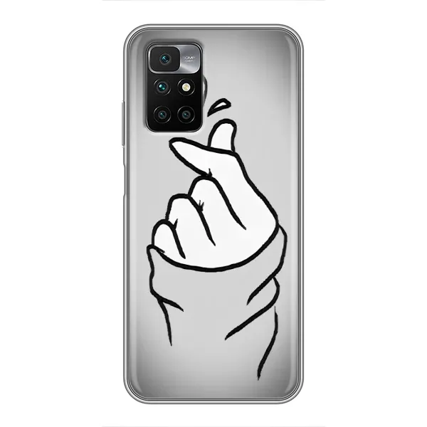Чохол з принтом «Значок Love» для Xiaomi Redmi 10