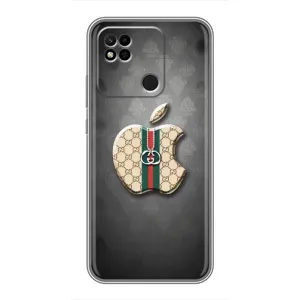 Чехлы ГУЧЧИ для Редми 10А (AlphaPrint) (Apple gucci)