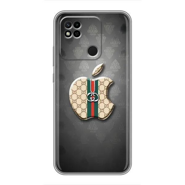 Чохол з принтом «Apple gucci» для Xiaomi Redmi 10A
