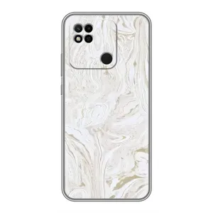 Мраморний чехол на Xiaomi Redmi 10A (VPrint) (Білий мрамор)