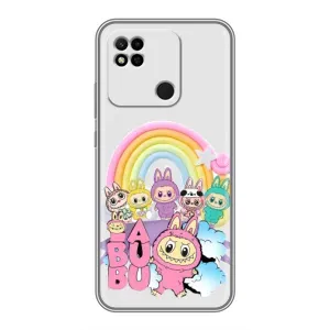 Чохол з Лабубу на Xiaomi Redmi 10A (Фон Лабубу)