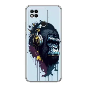 Чохол з принтом «Горила в навушниках» для Xiaomi Redmi 10A